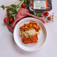 Panqueca de Espinafre Veggie Light com Arroz Integral e Abóbora - 300g