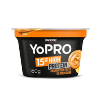 YOPRO BANANA C/ PASTA DE AMENDOIM 160G