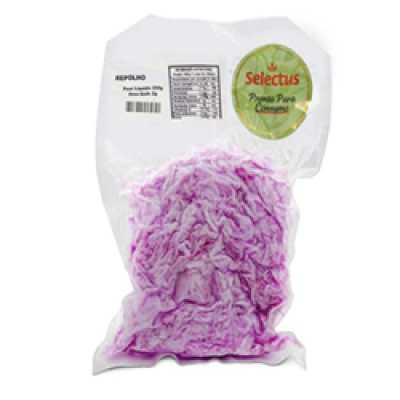 Repolho Roxo Fatiado Higienizado - 150g